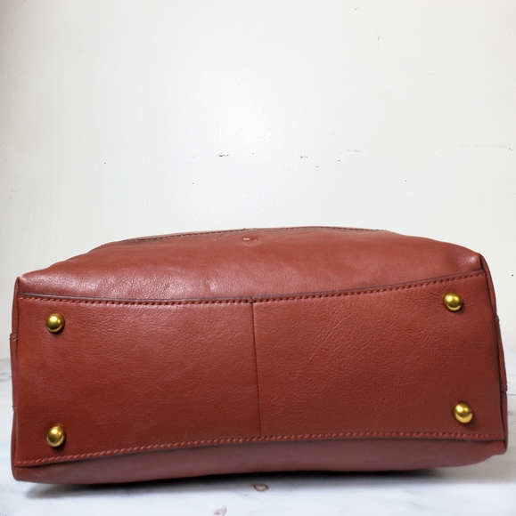Frye Leather Ring Cognac Tote - Picture 5 of 8